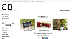 Desktop Screenshot of bathandbodylab.com